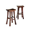 Solid Wood Saddle Stools Collection