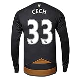 2015-16 Arsenal Home Goalkeeper Shirt (Cech 33) - Kids