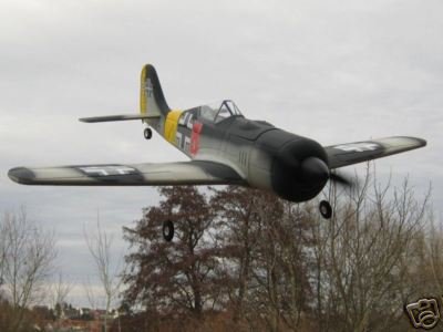 RC Flugzeug Jagdflieger Focke-Wulf FW-190 RTF 4 Kanal mit 2.4 GHZ Frequenz! 012