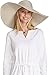 Women's Wide Brim Poolside Hat - UPF 50 Sun Protection - Elegant and Packable - Shelby (One Size)
