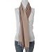 Oh My Cashmere Striped Cashmere Blend Scarf, Camel