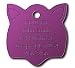 Cat Safety Reflective Pet ID Tag with Personalized Customized Engraving