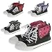 キュートなスカルが女の子らしい。スカルリバーシブルハイカットスニーカー shoes220 ゴスロリ ロリータ パンク コスプレ コスチューム メイド 紫 225