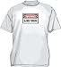 Warning - Blonde Thinking Sign Style Logo Men's tee Shirt Small thru 6XL