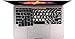 LogicKeyboard LogicSkin Compatible with Apple MacBook Touch Bar XLPrint LogicSkin White on Black Keyboard Cover Part# LS-LPRNTWB-MBP16-US