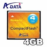 A-DATA 4GB Speedy Compact Flash (CF) Card - Retail Package