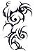 Large Tapped Out Tribal Design Temporary Tattoos / Set of 3