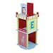 Levels Of Discovery Alphabet Soup Revolving Bookcase Multi-Color