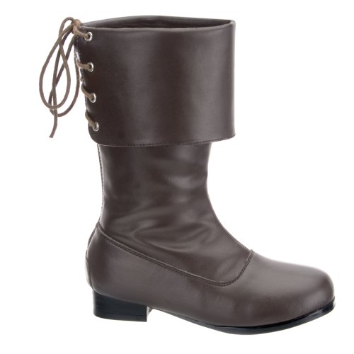 PIRATE 180 CHILDREN BROWN PU PIRATE BOOT Size X Large(4)