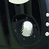 picture of Russell Hobbs 14340 4-Slice Toaster in Black Plastic with Variable Browning and Frozen, Cancel and Reheat Functions