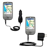 Essential Kit for the Pharos GPS 525E - includes Car and Wall Charger with Rapid Charge Technology - Gomadic Brand w/ TipExchange Technology
