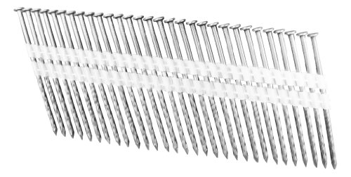 Fasco FP454820SHDE 5-1/8-Inch by .148-Inch Screw Shank Hot Dipped Galv Jumbo Nails for Fasco and Bostitch Nailers, 1250-Piece