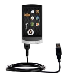 Klassisches USB Kabel f�r Samsung YP-R1 Digital Media Player mit Hot Sync und aufladen Einsatzm�glichkeiten - von Gomadic mit TipExchange Technology