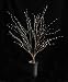 36" Pre-Lit LED Fiber Optic Potted Silver Twig Tree