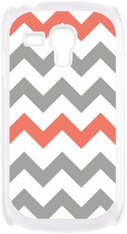 Custom White Chevron Grey Young Brown Samsung S3 Mini Plastic Case