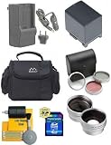 Cheap Digital Optics 7 Piece Accessory Kit For Canon HF-S20 Camcorder