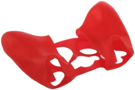 DETL Silicone Skin Protector Case Cover for Microsoft XBOX 360 XBOX360 Controller (red)