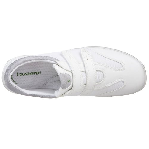 Grasshoppers Women's Stretch Plus Strap Sneaker,White,6.5 W US Grasshoppers Women's Stretch Plus Strap Sneaker,White,6.5 W US