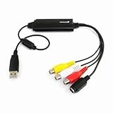 StarTech USB S-Video and Composite Audio Capture Cable SVID2USB23 - Black