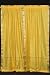 2 Yellow Silk Sari Curtains, Drapes, Panels
