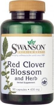 Swanson Red Clover Blossom (430mg, 90 Capsules)