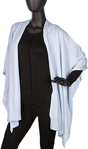 Kinross Cashmere Ruana Wrap (Chilli)