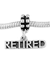 Sterling Silver Retired Talking Dangle Bead Charm