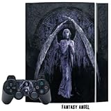 Playstation 3 Skin - System Console Skin and two PS3 Controller Skins - Fantasy Angel