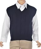 T. Q. Knits Boys Control-Pil “Fine Braid” V-Neck Sweater Vest (Sizes 8 – 20)