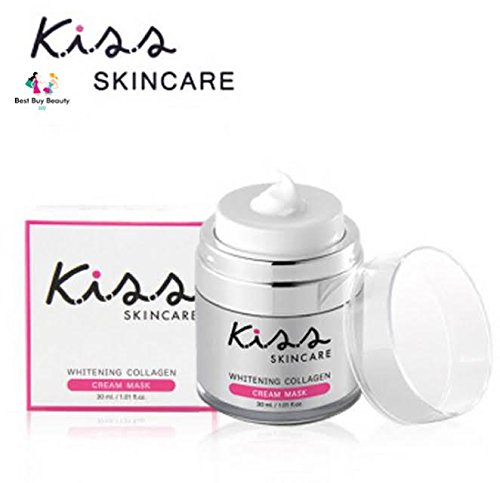 NEW! Kiss Skin Care Whitening Collagen Cream Mask 30ml