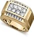 2 ctw Men's Round Russian Cut Diamond Ring