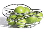 Contemporary Fruit Loop Metal Fruit Bowl