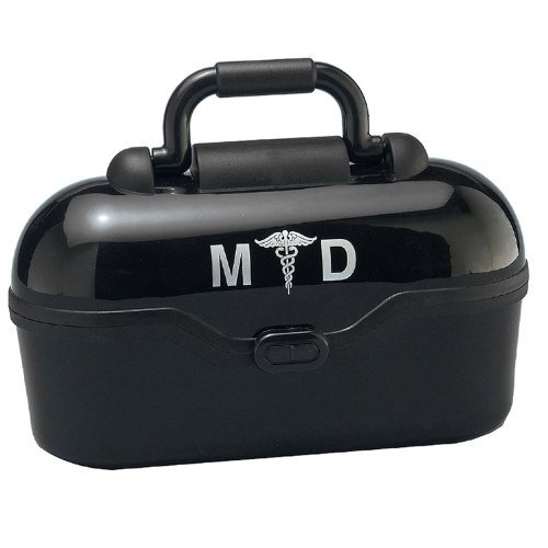 Doctor Costume Toy Black Bag