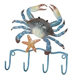 Regal Gift Blue Crab Wall Hook Key Rack