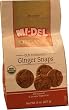 Mi-Del Organic Old Fashion Ginger Snaps, 8-Ounce Bags (Pack of 12)