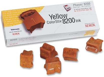 Tektronix 5-Pack Yellow Genuine Colorstix Ink for Phaser 8200