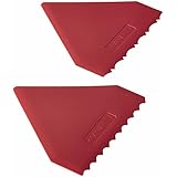 Cake Boss 2-Piece Plastic Icing Comb Set, Red