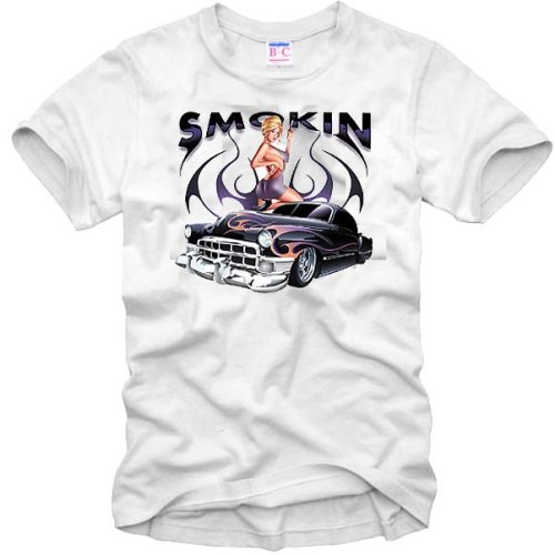 T-Shirt Smokin Pin Up, Gr.S bis 5XL