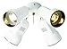41I09uSY4bL. SL75  Progress Lighting P2647 09 Four Light Universal Fan Light Kit with Clear Style Glass, Brushed Nickel