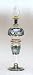 Light Blue Hand Blown from Pyrex Egyptian Perfume Bottle. 24k Gold Etchings Image
