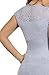 Women's Scoop Neck Floral Lace Short Sleeve Casual Slim Fit Fashion Shirt Top