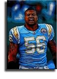 Completely Handpainted American Football Sport Painting, Custom Order FL4313, Oil on Canvas, with Option to Paint Jerry, Brett & Co. from Any Other Favorite Photograph or Picture, Unframed, Size 24" x 36" inch