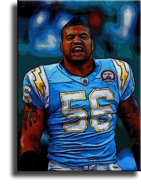 Completely Handpainted American Football Sport Painting, Custom Order FL4313, Oil on Canvas, with Option to Paint Jerry, Brett & Co. from Any Other Favorite Photograph or Picture, Unframed, Size 24