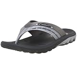 Rider Men's Horizon Thong Sandal,Dark Grey/Silver,11 M US