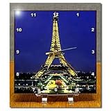 Product details for Vacation Spots - Eiffel Tower - Desk Clocks