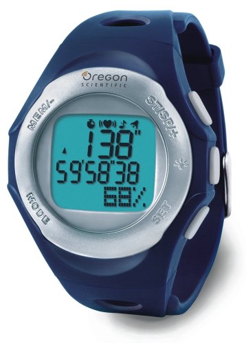 Oregon Scientific Herzfrequenzmesser SE 120, blau/silber