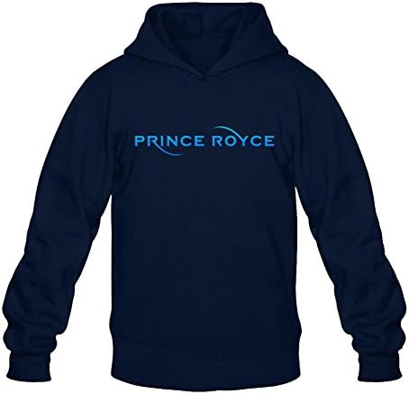 Tommery Men's Prince Royce Logo Long Sleeve Sweatshirts Hoodie