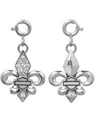 Harley-Davidson® MOD® Bling Fleur De Lis Charm HDC0066