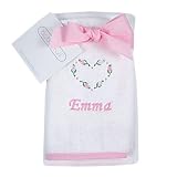 Girls Personalized Bib and Burpie Gift Set