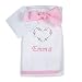 Girls Personalized Bib and Burpie Gift Set